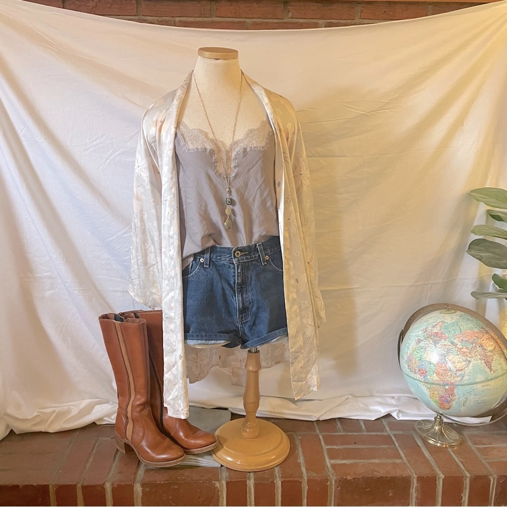 2000’s Victoria’s Secret Boho Silk Kimono